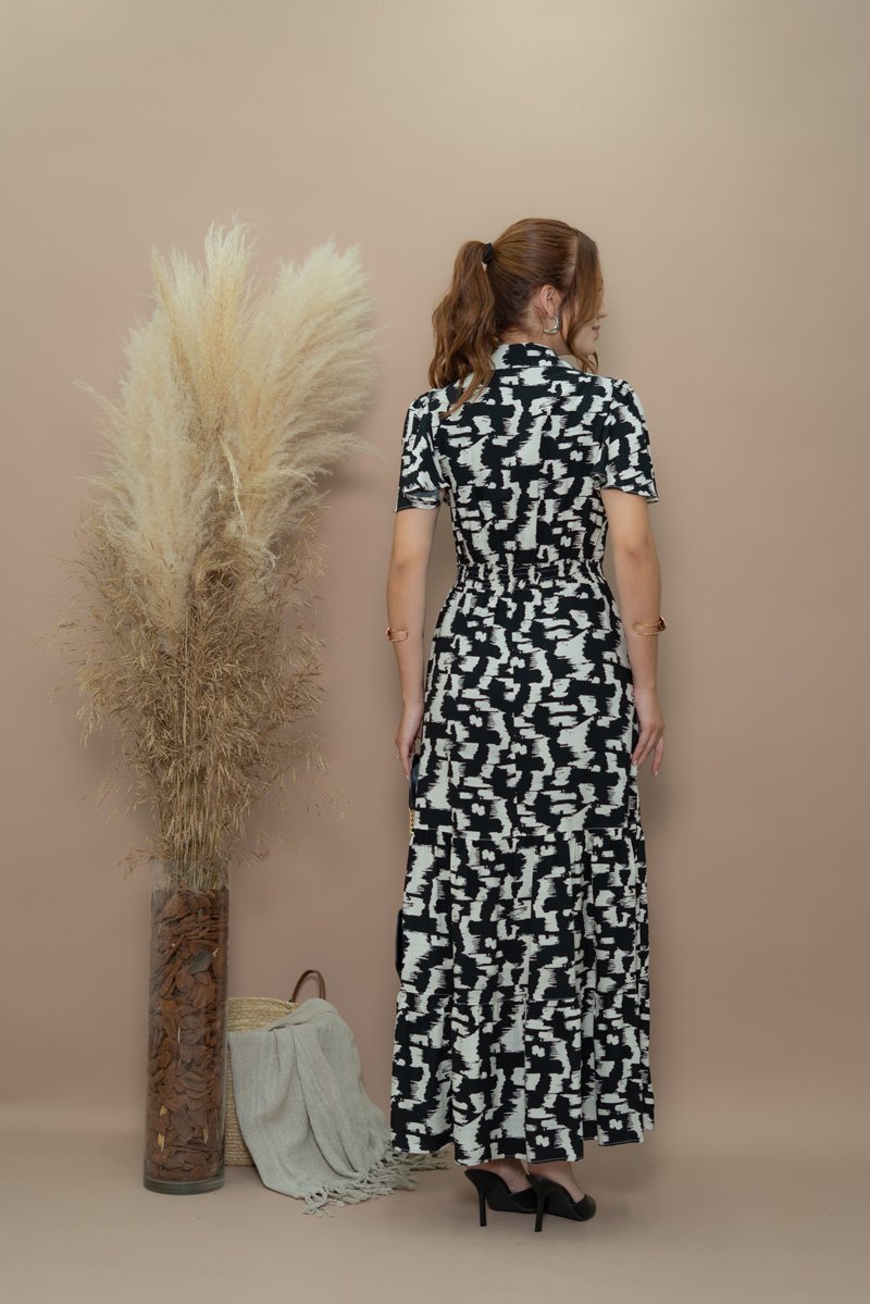 Chemise Luciana Pais Midi Tencel Forro Separado
